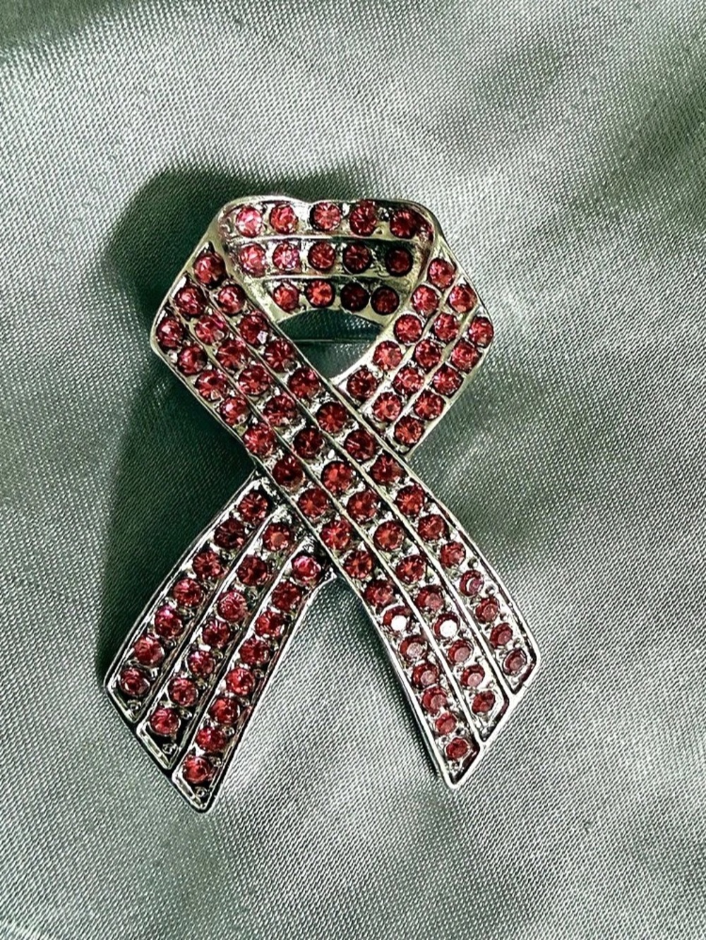 Pink Ribbon Brooch Pin